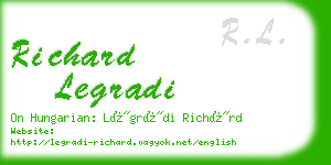 richard legradi business card